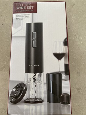 4PCS/Set Electric Wine Bottle Opener Automatic Corkscrew set