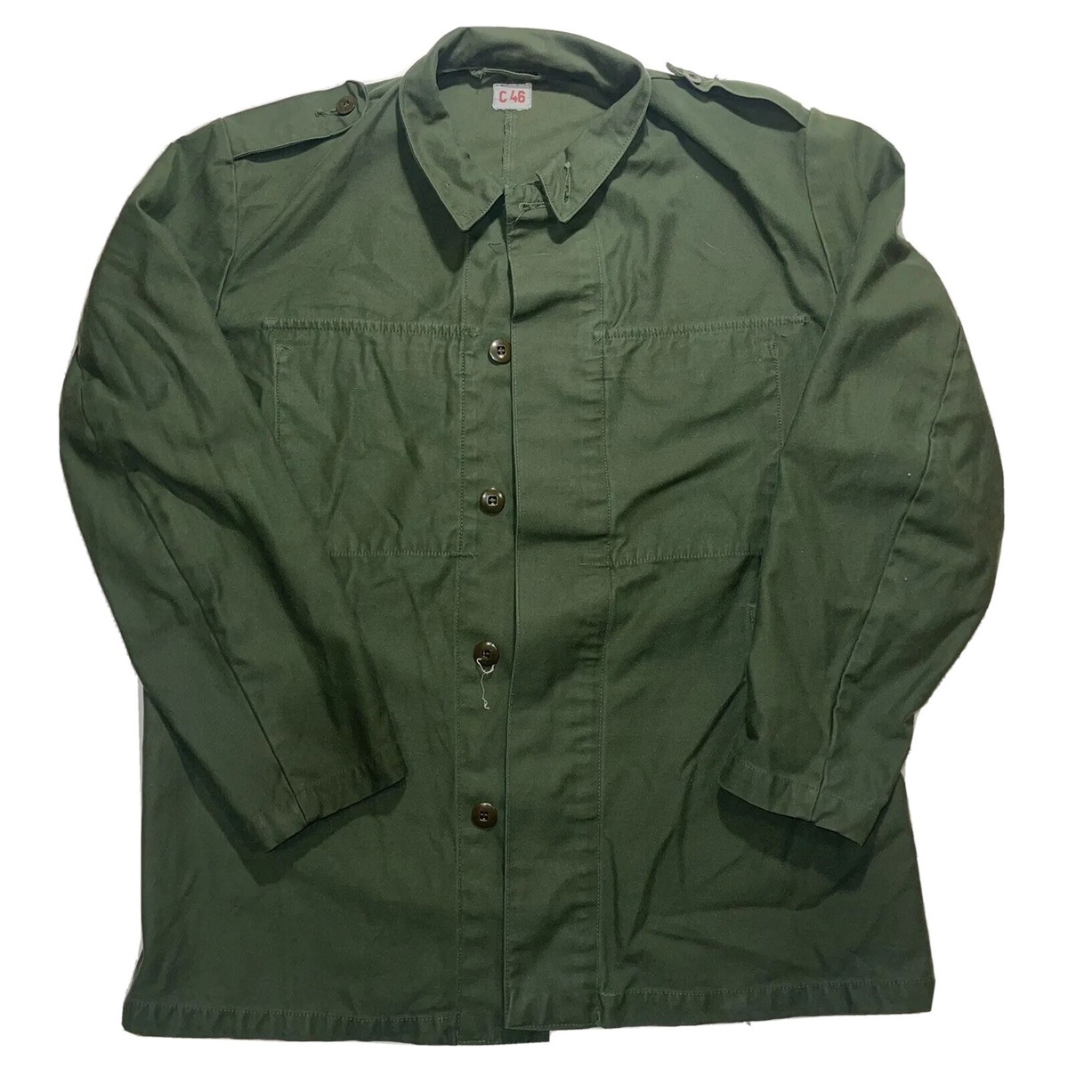 ジャケット・アウター army food inspector's smock 80's Genuine British army jacket combat DPM jungle military parka