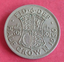 1950 GEORGE VI HALF CROWN