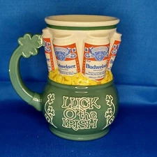 Budweiser St. Patrick’s Day Stein~Luck O’ The Irish-1993