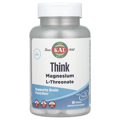 Think Magnesium L-Threonate, 60 Tablets