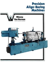Winona Van Norman Model LB-18 22 26 Line Boring Machine Flier