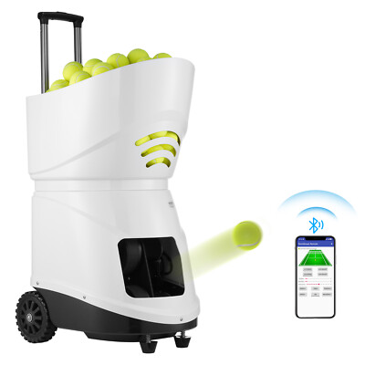 Machine Lance-balles De Tennis VEVOR Portable Automatique – 150 Balles, 125 Km/h