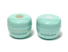 TATCHA The Water Cream LOT 2 x .34 Oz Larger Travel Size NEW FREE SHIP FROM USA