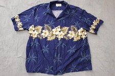 VTG KY'S Size XL Hawaian button up short sleeve shirt made in USA