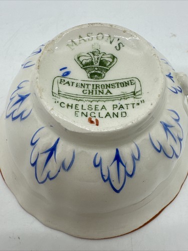 Antique Masons Ironstone China England Tea Cup Chelsea Pattern 2x4in - Picture 6 of 10