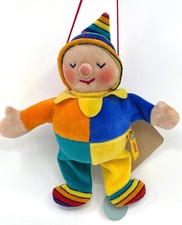 Steiff Rollo Jumping Jack Rattle Archive Sample Card 1987 ID Button Tag 18cm Vtg