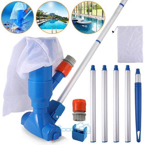 Handheld Vacuum Swimming Pool Jet Cleaner 5Section Pole Ground Spa Pond Fountain - Picture 8 of 15