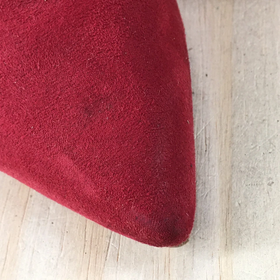 Zapatos de tacón Charlotte Russe para mujer 7 correa al tobillo 949719 rojo imitación cuero puntiagudo Foto 4 de 4