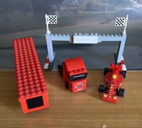 Lego Team Ferrari 8153 Racers mini set official truck transport carrier f1 race