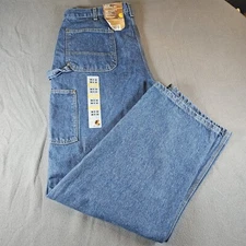 Carhartt Double Front Washed Logger Jeans 38x32 Pants NWT Original Fit