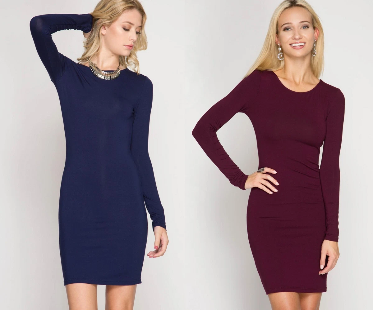 Navy tight clearance dress