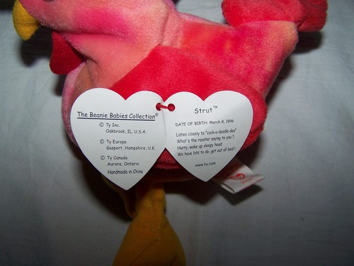 Ty Beanie Babies - Strut The Rooster - Bild 8 von 8