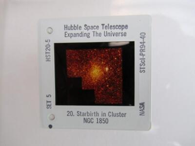 35mm Foto Dia Hubble Teleskop Sternengeburtshaufen NGC 1850