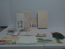Anna Griffin - Used - Miscellaneous Pieces/Parts From Card Making Kits Christmas