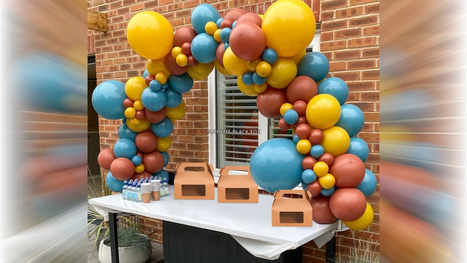 Стол воздушный шар арка набор колонна стойка основание рамка комплект день рождения свадьбы вечеринки декор - Изображение 2 из 4