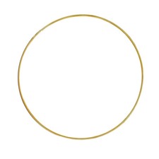 Craft County - 10 Pack 6 Inch Gold Metal Hoops - Dream Catchers  DIY Projects