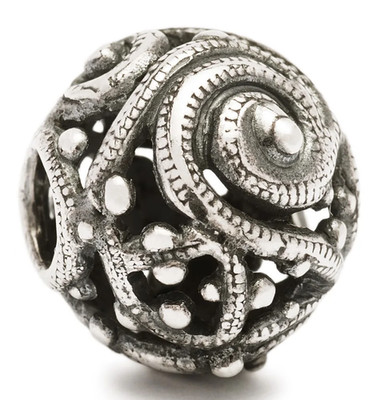 Trollbeads Søren Nielsen Sterling Silver Whorl Bead TAGBE-40017