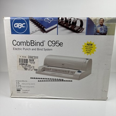 GBC CombBind C95e Manual Comb  Binding Machine