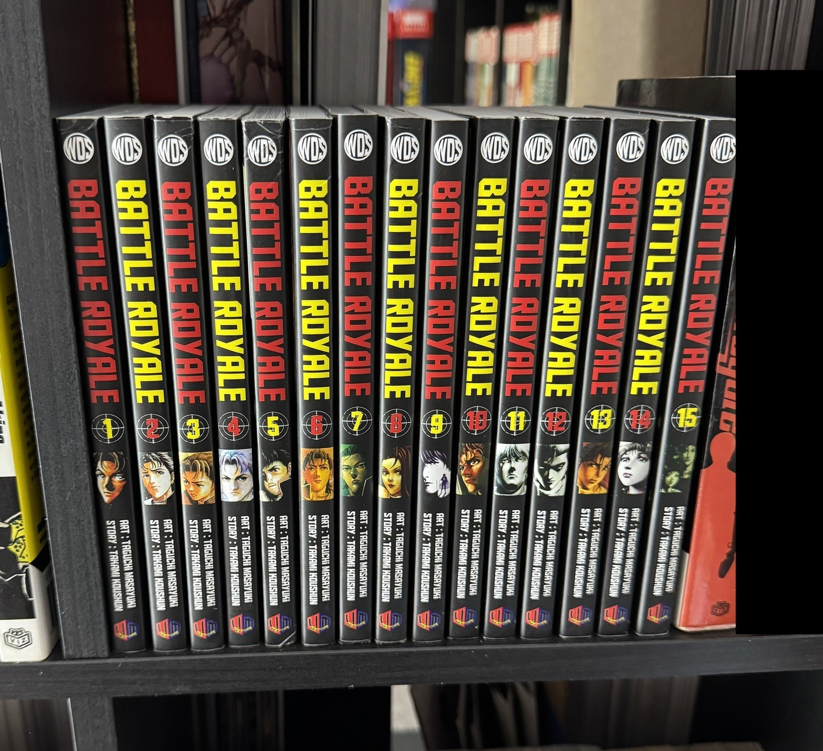 Manga Battle Royale INGLÉS - Edición WOZ - Talla Manga Estándar Con Fundas