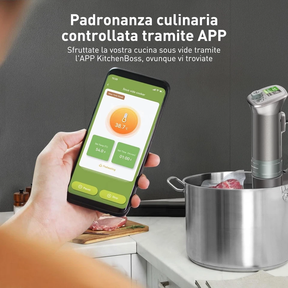 KitchenBoss Roner Cottura Bassa Temperatura WIFI - Immagine 3 di 4