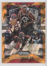 2019-20 Panini Prizm Orange Ice Prizm Pascal Siakam #156