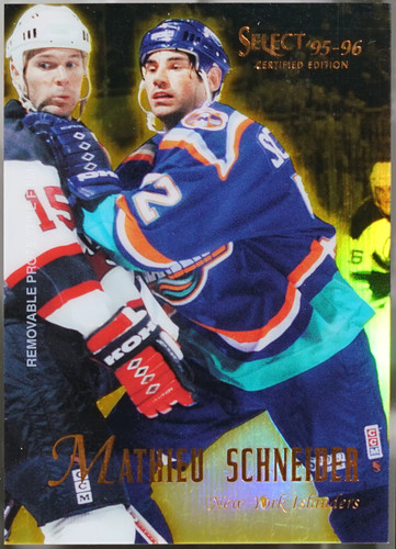 1995 Mathieu Schneider [Mirror Gold] #8