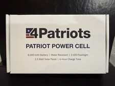 New 4 Patriots Power Cell 1.5 Watt Solar Pane...