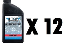 Drag Specialties 12 Sae 60 Regular V-twin Pre Evo Motorcycle Engine Oil Drag Specialties 12 Sae 60 Regular V-twin Pre Evo Motorcycle Engine Oil