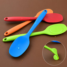 Silicone Spoon Serving Kitchen Cooking Baking Non-Stick Easy Clean tool