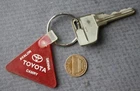 Kentucky Toyota flexible rubber keychain Avalon Sienna Camry & Key VTG +