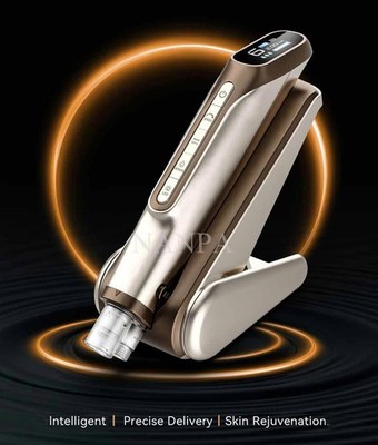 2 in 1 Micro Hydra Pen Auto Serum Infusion LED Light Therapy Machine Anti Aging
