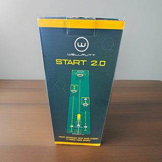 Wellputt Start 2.0 Putting Mat 310 x 35cm Green Alignment Lines