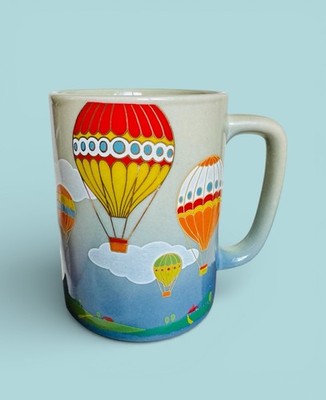 Otigari Hot Air Balloon Mug Japan Coffee Cup 12 oz