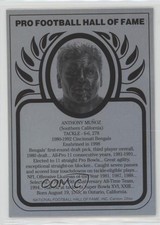 1988-2013 Pro Football Hall of Fame Metallic Anthony Munoz HOF 0q3