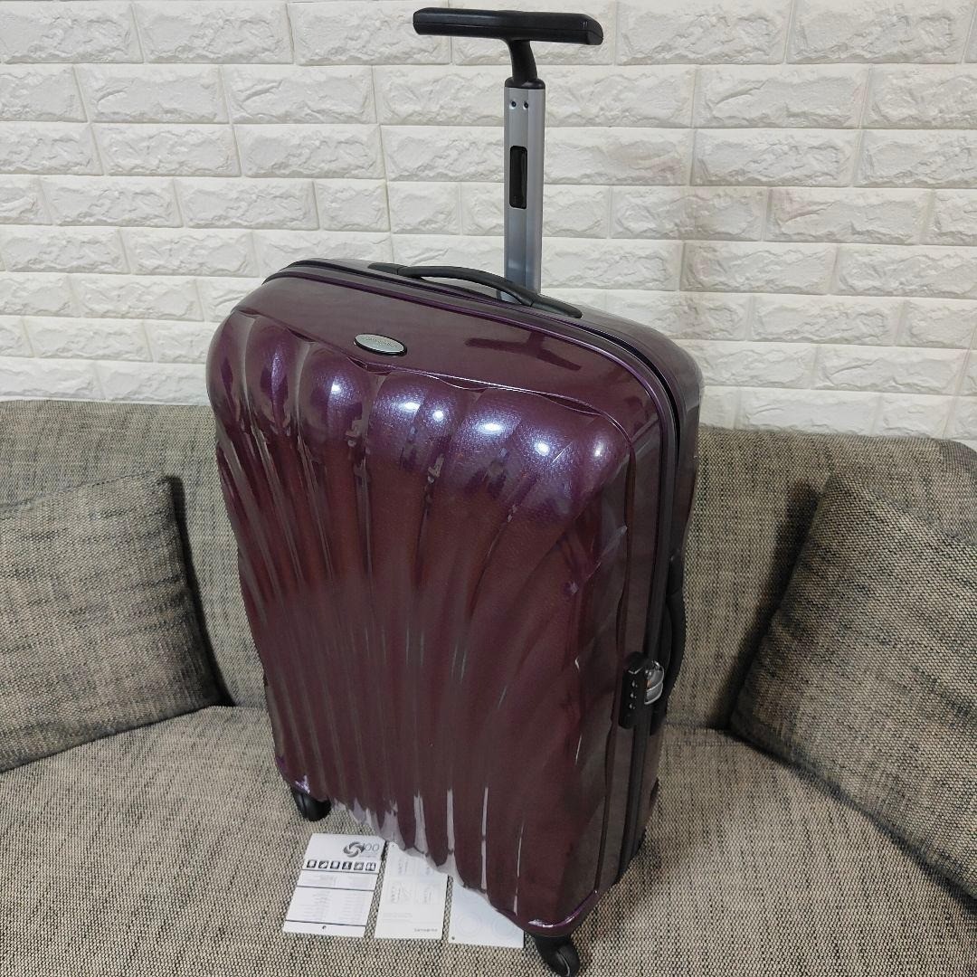 Samsonite Cosmolite Spinner 88L Purple 4-wheels Carry Case