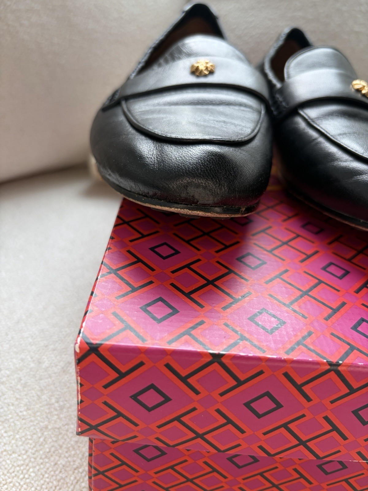 Tory Burch Women's  Leather Slip-On Loafers Size 7