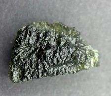 Moldavite 3.31 G Self Standing Tektite Chlum, Czech Republic Bright Green Color