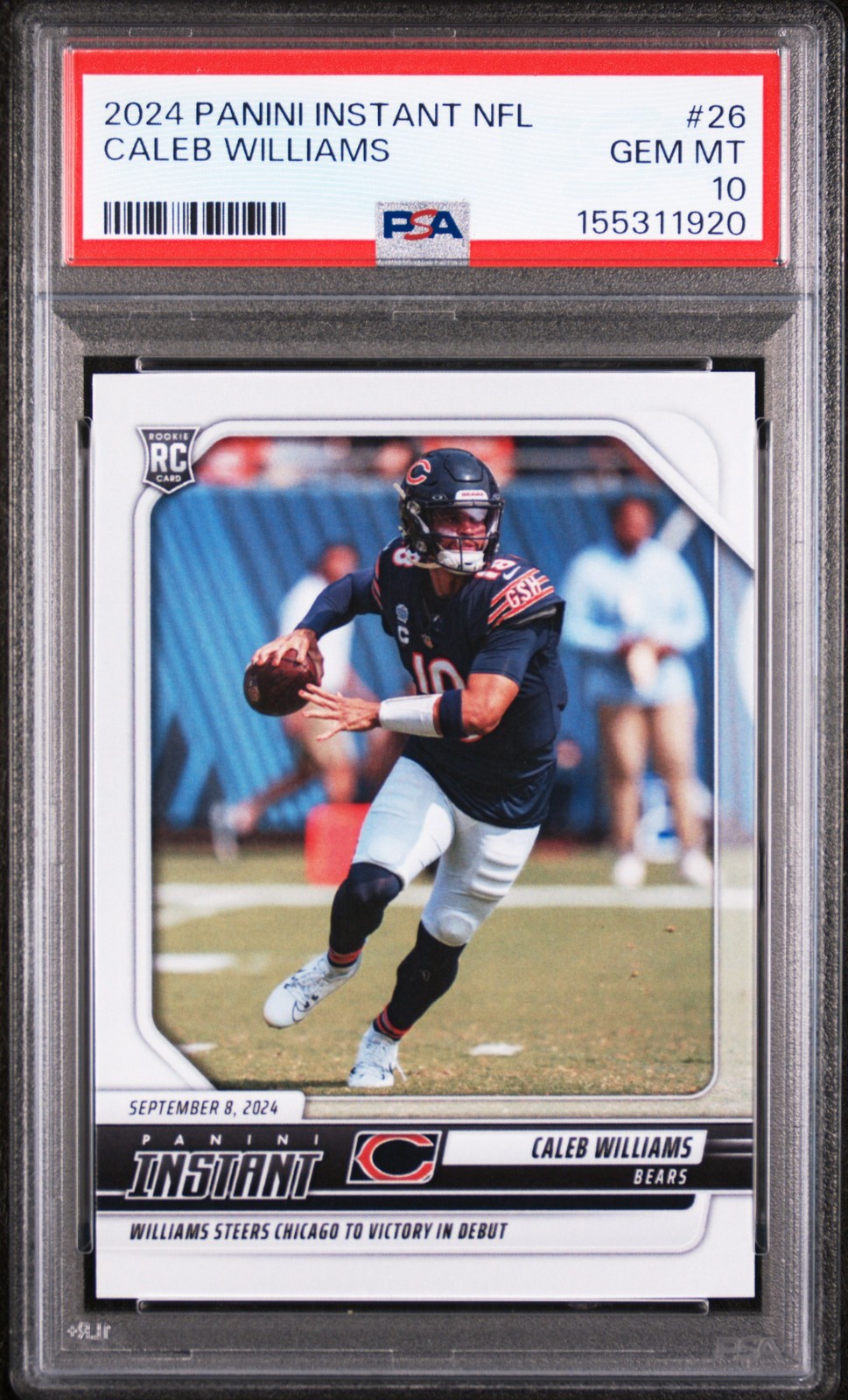 Caleb Williams Panini Instant NFL #26 Base