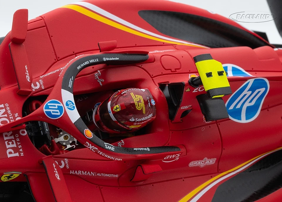 Ferrari SF-23 F1 GP Abu Dhabi 2024 Carlos Sainz, Looksmart 1:18, LS18F1071 - Bild 4 von 4