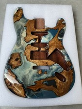 AAAAA unique mahogany electric guitar body surface and epoxy resin luster