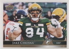 2021 Upper Deck CFL Gold 25/50 Jake Ceresna #86 0sh0