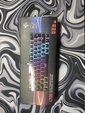 Gaming Mechanical Keyboard RGB LED Backlit, USB Wired, Windows PC Compatible