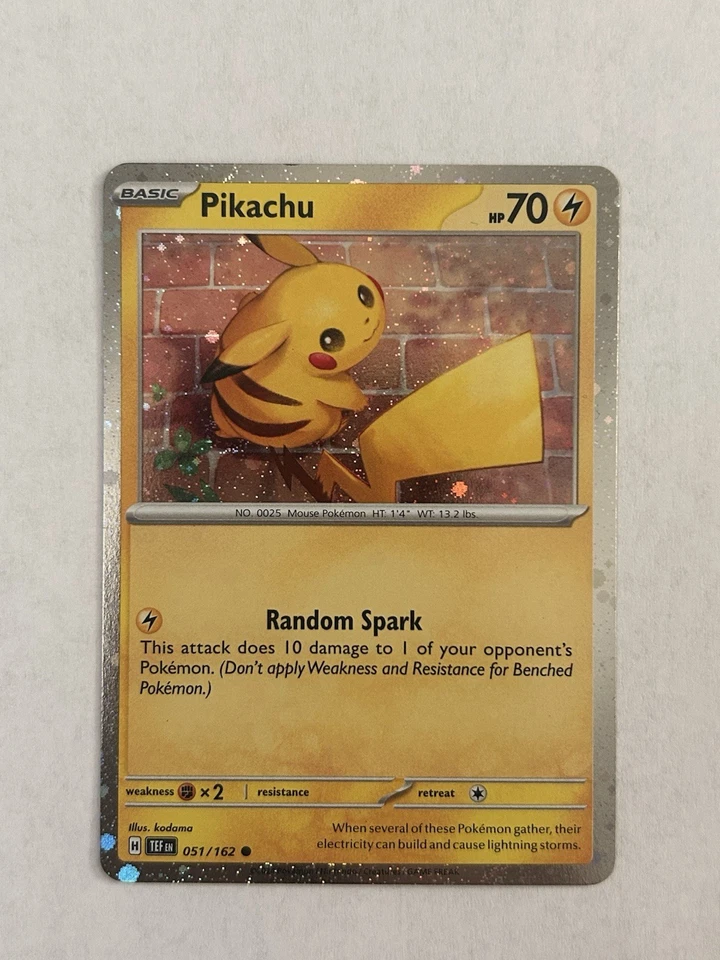 Pikachu 051/162 Sv05: Temporal Forces Cosmos Holo - Image 2 of 4