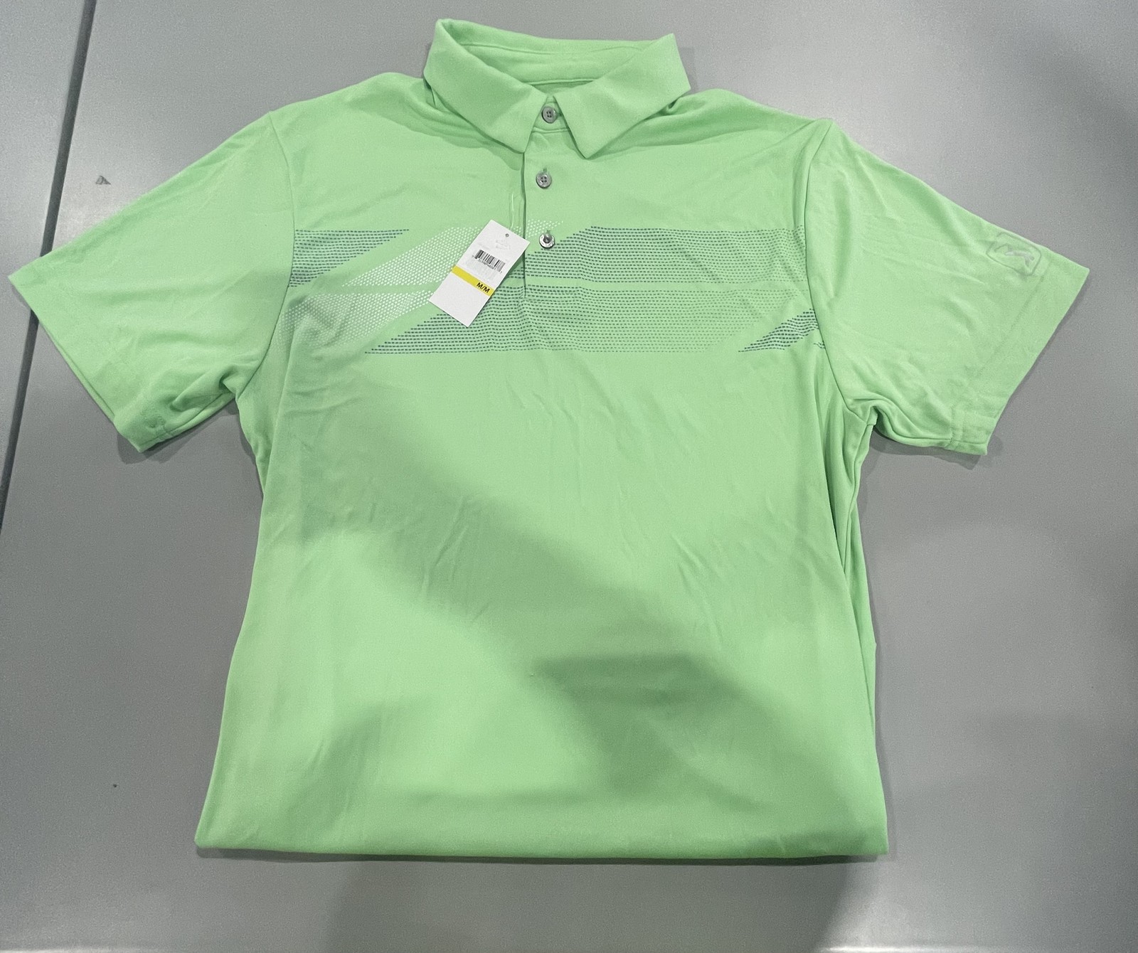 ПОЛО PGA TOUR С КОРОТКИМ РУКАВОМ И 2 ПУГОВИЦАМИ - РАЗМЕР МУЖСКОЙ M - ЗЕЛЕНЫЙ 9190₽