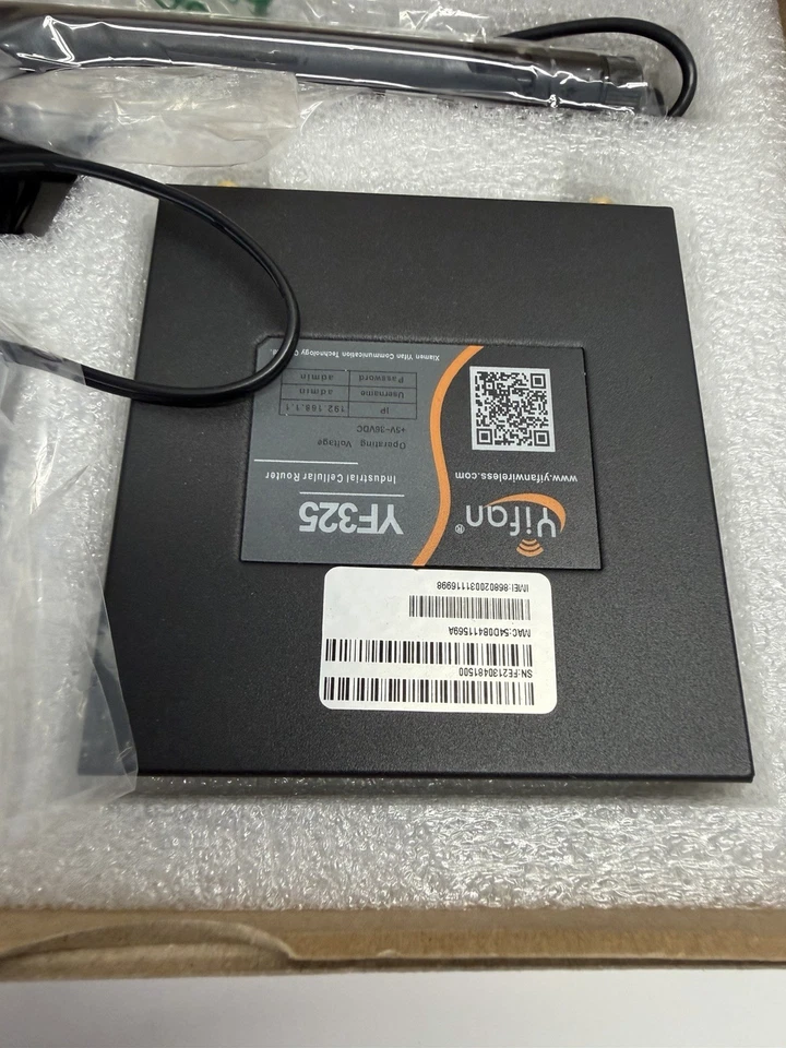 4G VPN Router, Industrial Cellular Router 4G LTE WiFi Router 3G/4G YiFan YF325 - Image 3 of 4