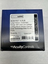 NEW Acuity Controls SensorSwitch NCM PDT 10 RJB nLight 360 Ceiling Motion Sensor