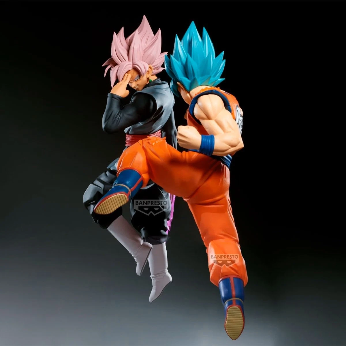 DRAGON BALL BANPRESTO Figura GOKU Super Saiyan Black Rose 20 cm MATCH MAKERS