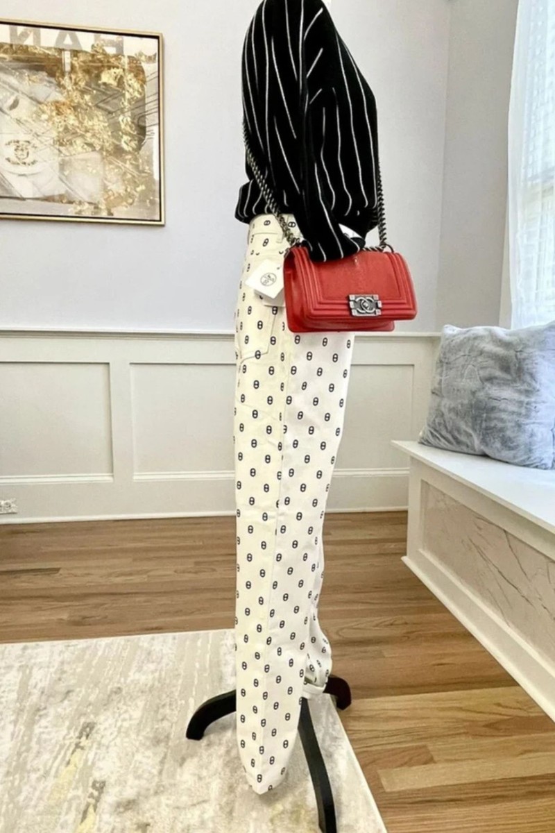 BNIB Hermes Chaine D'ancre 5 Pocket Pants Blanc Casse White Size