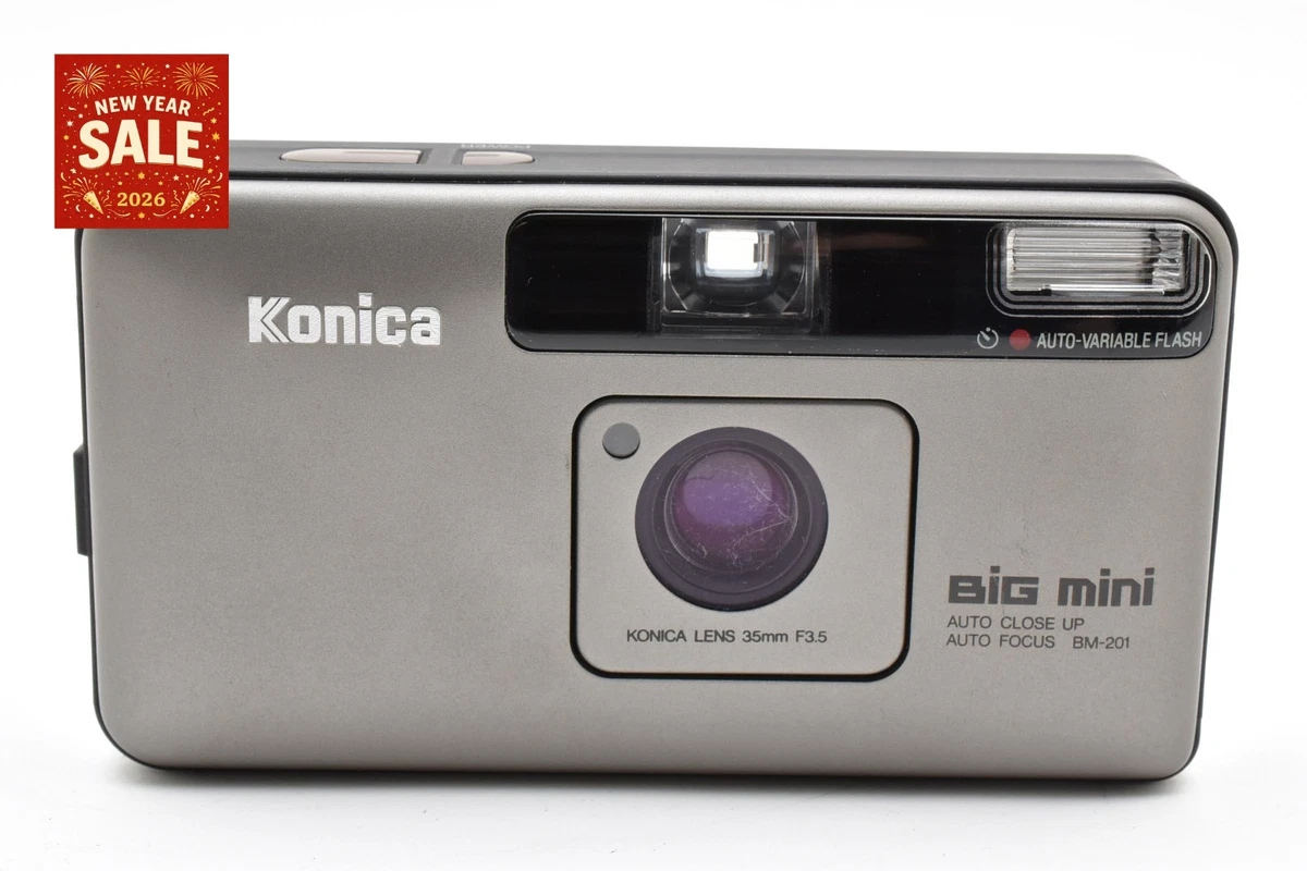 Konica Big mini BM-201 コンパクト フィルムカメラ #51 Konica Big Mini BM-201 35mm Point & Shoot Camera
